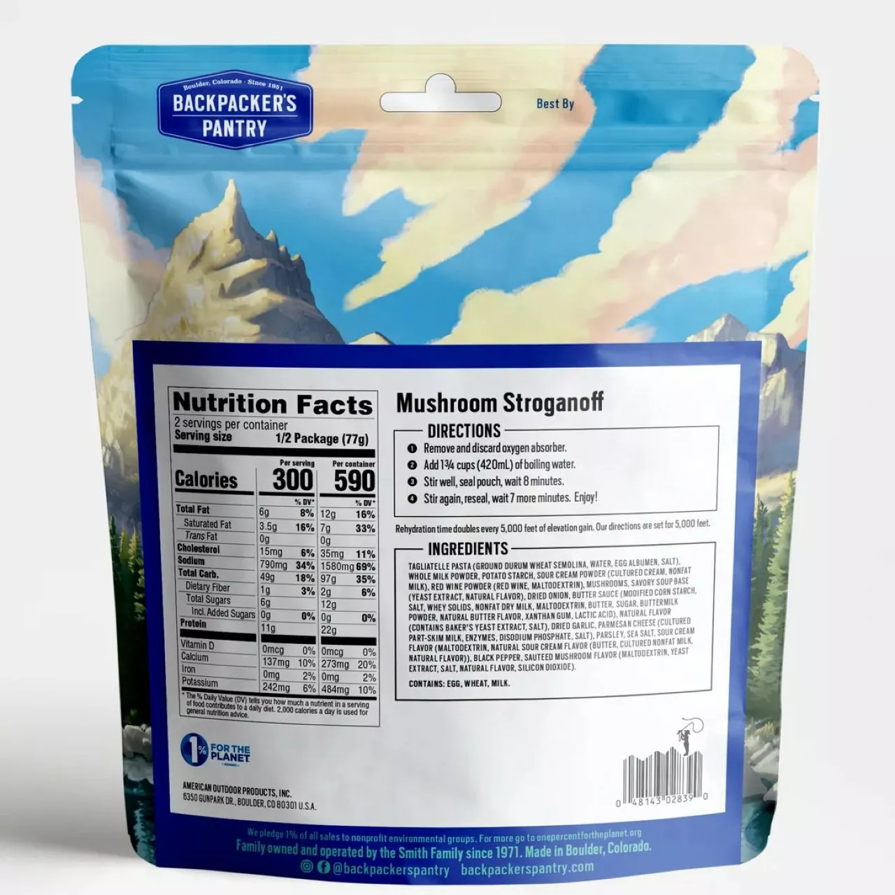 Mushroom Stroganoff Backpacker's Pantry Mushroom Stroganoff -Cheap Kitchenware Shop