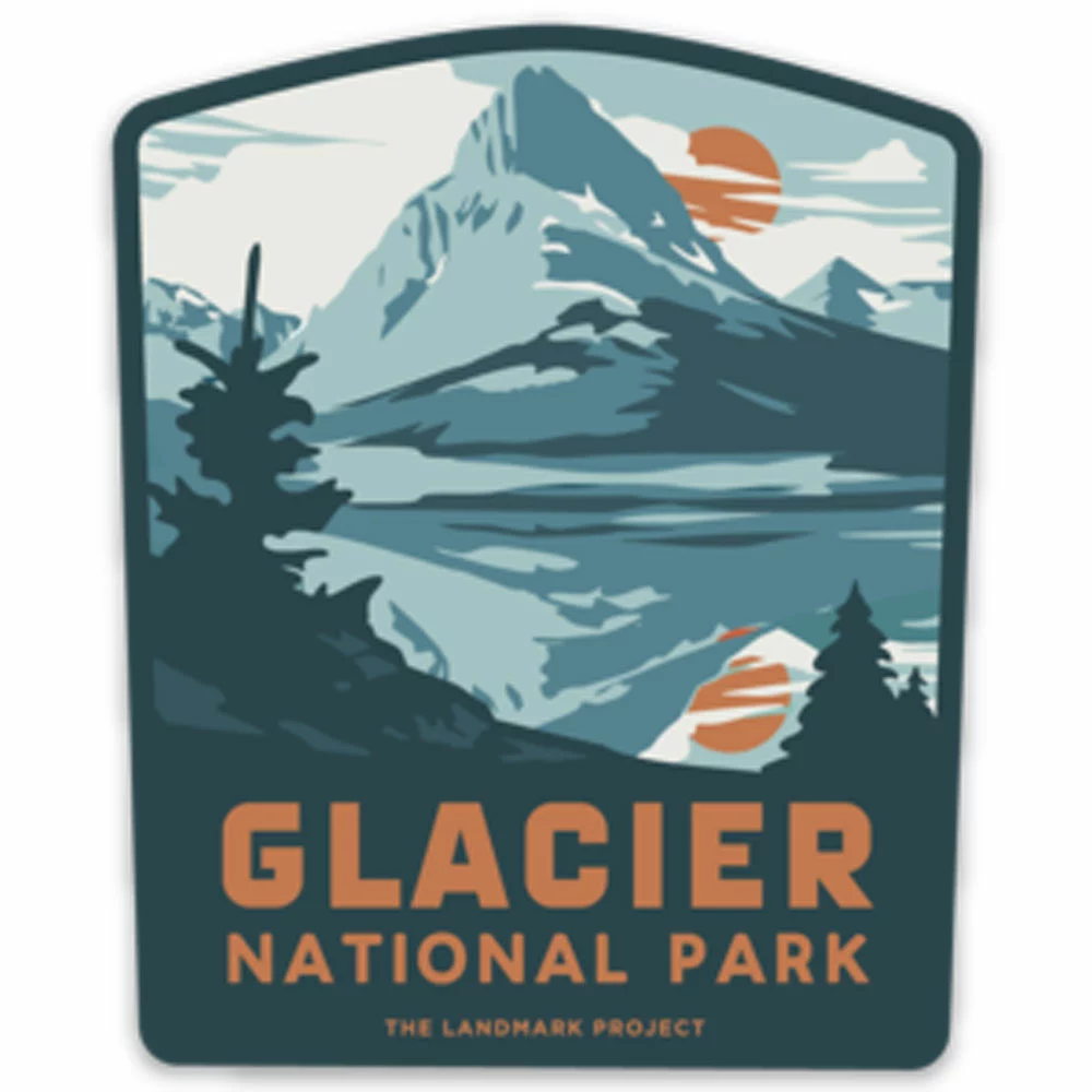 Glacier National Park Sticker Landmark Project Glacier National Park Sticker -Cheap Kitchenware Shop 1079241 94341.1626822452