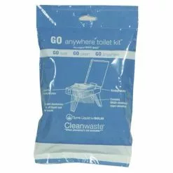 CleanWaste Go Anywhere Toilet Kit - 12 Pk