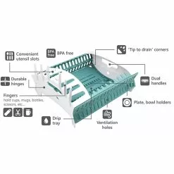 Fozzils Snapfold Dish Rack -Cheap Kitchenware Shop 516113 3 2 79326.1626822162