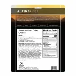 AlpineAire Foods Sweet & Sour Grilled Chicken -Cheap Kitchenware Shop 60320 US Sweet and Sour Grilled Chicken back rsz 07927.1649704568