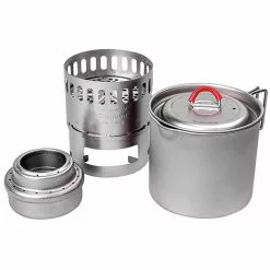 Evernew Ti Mug Pot 500 Stove Set
