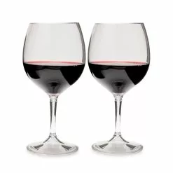 GSI Outdoors Nesting Red Wine Glass Set