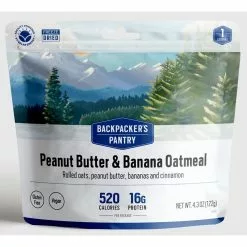 Backpacker's Pantry Peanut Butter & Banana Oatmeal - 1 Serving