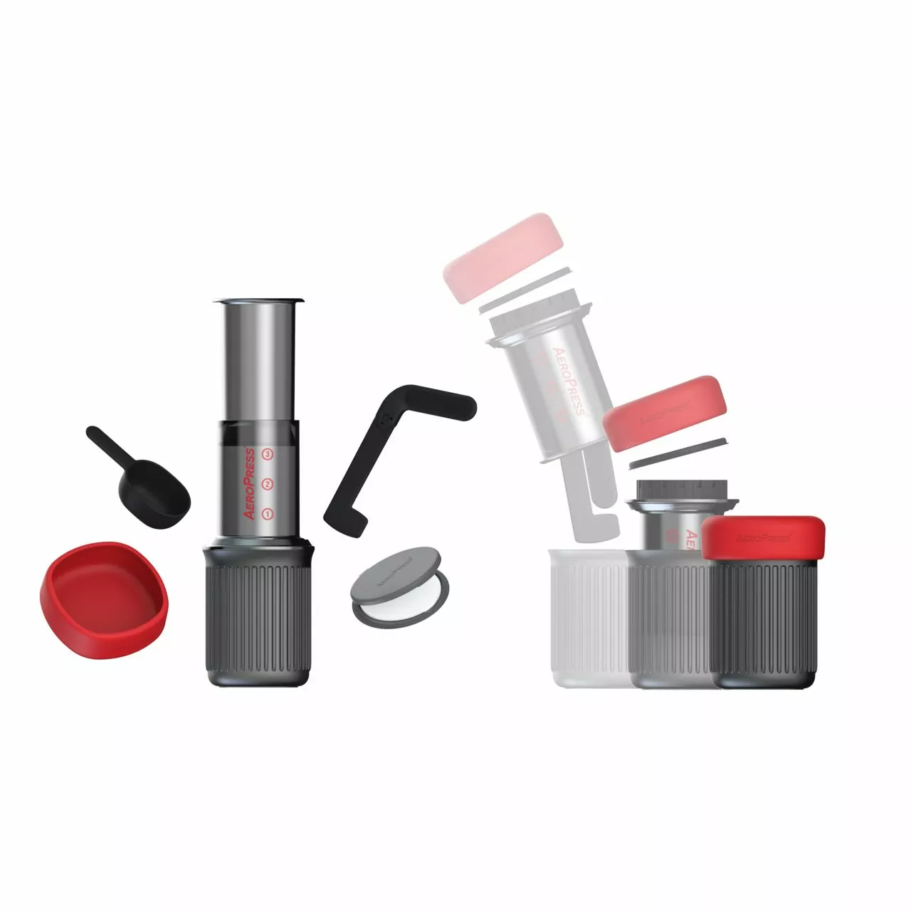 AeroPress Go Travel Coffee Maker AeroPress Go Travel Coffee Maker -Cheap Kitchenware Shop Go packing up into mug rsz 70469.1664297963