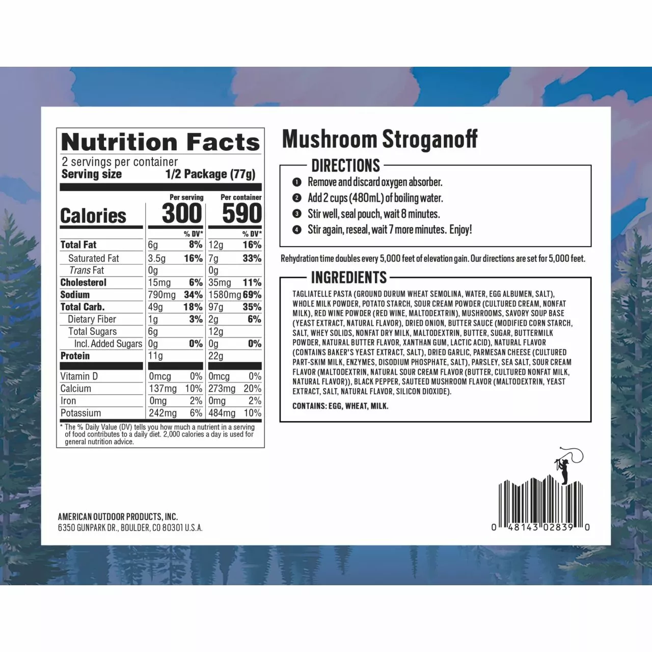 Mushroom Stroganoff Backpacker's Pantry Mushroom Stroganoff -Cheap Kitchenware Shop