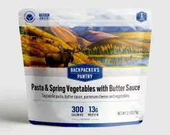 Backpacker's Pantry Pasta & Spring Vegetables With Butter Sauce - 1 Serving