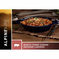 AlpineAire Foods Rustic Three Cheese Sausage Lasagna