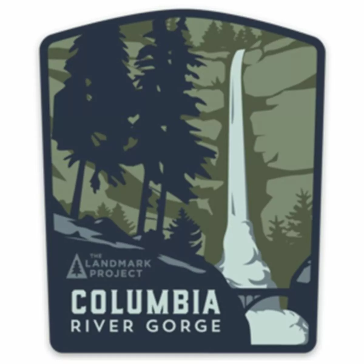 Columbia River Gorge Sticker Landmark Project Columbia River Gorge Sticker -Cheap Kitchenware Shop columbia river gorge