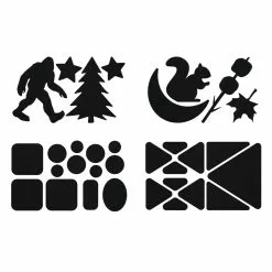 GEAR AID Gear Patches - Camping - Black