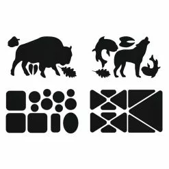 GEAR AID Gear Patches - Wildlife - Black