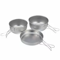 Snow Peak 3 Piece Titanium Cookset