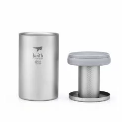 Keith Titanium Office Mug With Tea Infuser