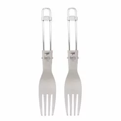 Keith Folding Titanium Fork - Set Of 2