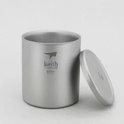 Keith Double-Wall Titanium Mug With Lid