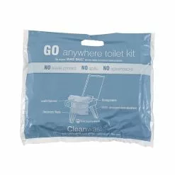 Cleanwaste WAG BAG GO Anywhere Toilet Kit - Single